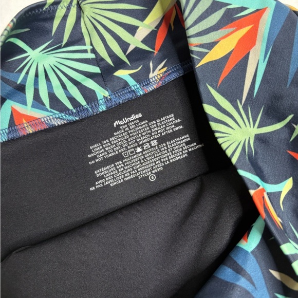 MeUndies Bird of Paradise Wide High Waisted Bikini Bottoms Small - Picture 3 of 4